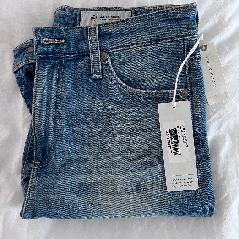 NWT AG Sophia Ankle Jeans, sz 28